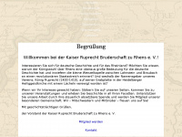kaiser-ruprecht-bruderschaft.de Webseite Vorschau