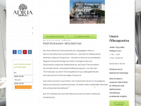 hotel-restaurant-adria.de Webseite Vorschau