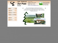 hotel-zur-post-nistertal.de Webseite Vorschau
