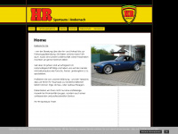 hr-sportauto.de Webseite Vorschau