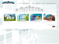 duperret-immobilien.de Webseite Vorschau