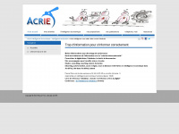 acrie.fr Webseite Vorschau