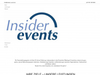 insider-events.de Webseite Vorschau