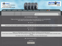 intropa-used-tyres.de Webseite Vorschau