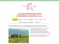 islandpferde-freunde-vorderer-hunsrueck.de Webseite Vorschau