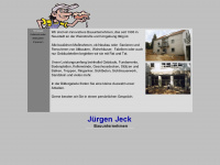 jeck-bau.de Webseite Vorschau