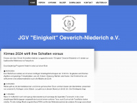 jgv-oeverich.de Webseite Vorschau