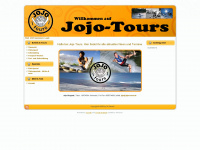 jojo-tours.de Webseite Vorschau