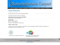 naturheilpraxis-caspari.de Webseite Vorschau