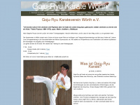 karate-woerth.de Webseite Vorschau