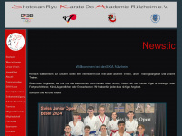 zanshin-karate-dojo.de Webseite Vorschau