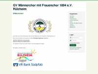 maennerchor-ruelzheim.de Webseite Vorschau