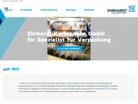 ehrhardtpack.com Webseite Vorschau