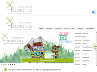 camping-haumuehle.de Webseite Vorschau
