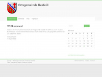 kesfeld.de Webseite Vorschau
