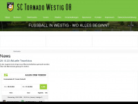 sc-tornado-westig.de Webseite Vorschau