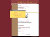 kinderchor-unnau.eu Webseite Vorschau