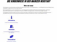 kinderwiese-mainz.de Webseite Vorschau