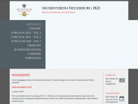 mv1821-neuerburg.de Webseite Vorschau