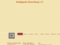 stadtgarde-neuerburg.de Webseite Vorschau