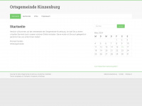 kinzenburg.de Webseite Vorschau