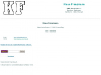 klaus-franzmann.de Webseite Vorschau