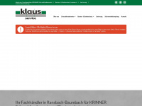 klaus-service.de Webseite Vorschau