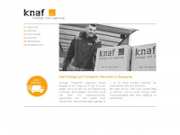 knaf-umzuege.de Webseite Vorschau