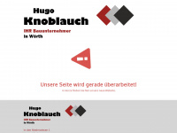 knoblauch-bau.de Webseite Vorschau
