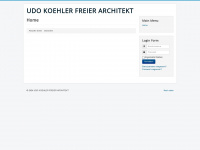 koehler-architekt.com Webseite Vorschau