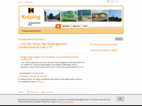 kolping-saar.de Webseite Vorschau
