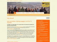 kolpingjugend-trier.de Webseite Vorschau
