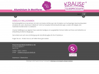 krause-gussprodukte.de Webseite Vorschau