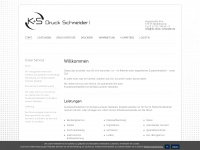 ks-druck-schneider.com Webseite Vorschau