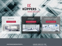 kueppers-immobilien.de Webseite Vorschau
