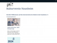 kulturverein-naunheim.de Webseite Vorschau