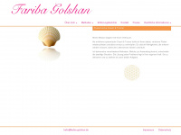 fariba-golshan.de Webseite Vorschau