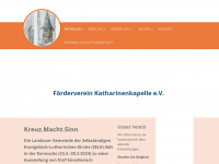 katharinenkapelle.de Webseite Vorschau