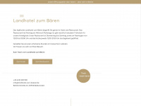 landhotel-zum-baeren.de Webseite Vorschau