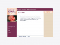 vaskulaere-tumore.de Webseite Vorschau