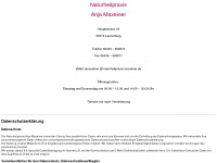 naturheilpraxis-maxeiner.de Webseite Vorschau