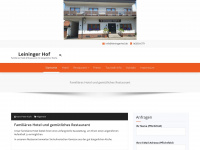 leiningerhof.de Webseite Vorschau