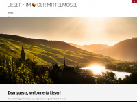 lieser-mosel.de Webseite Vorschau