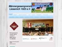mgv-liesenich.de Webseite Vorschau