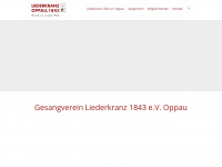 liederkranz-oppau.de Webseite Vorschau