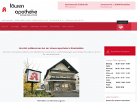 loewen-apotheke.com Webseite Vorschau