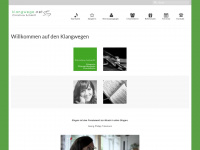 klangwege.net Webseite Vorschau
