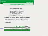 logopaedie-moeser.de Webseite Vorschau