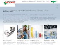lohmann-tapes.at Webseite Vorschau