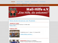 mali-hilfe.de Webseite Vorschau